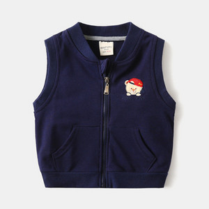 DIMUSi ziemas bērnu veste jakas Ikdienas zēnu virsdrēbes bez piedurknēm mēteļi zīdaiņiem Soft Shell vestes zīmola apģērbs 2~10g