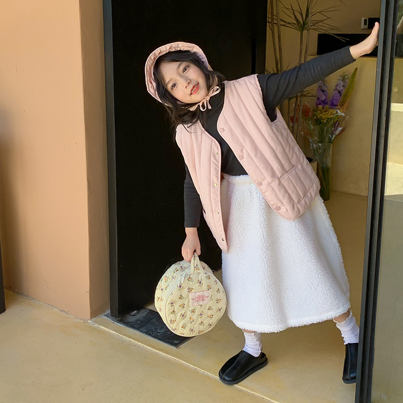 Moda pentru bebelusi baieti fetita iarna pentru copii mici vesta din bumbac capitonat coreean imbracaminte exterioara pentru copii vesta de culoare solida pentru adolescenti jachete vesta pentru 0-5 ani