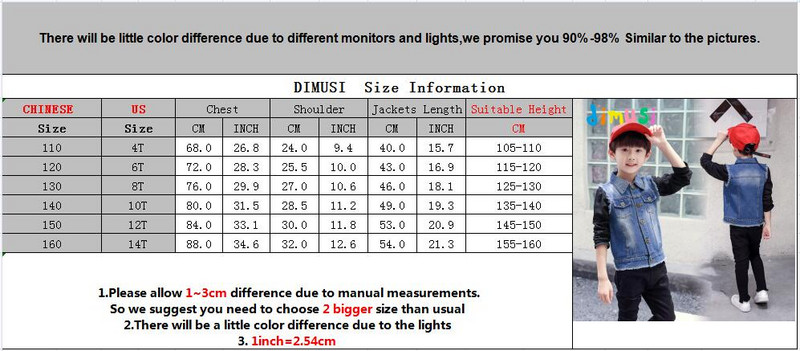 DIMUSi Djeca Dječji traper pamučni prsluk Ležerni prsluci za dječake Poderani prsluk bez rukava Majice za bebe dječake Traperice Jakne Odjeća