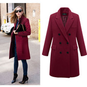 Osnovne jakne dugih rukava Ženski kaputi Uski zimski kaputi Ženska parka Topla pamučna vanjska odjeća Ženske jakne Kaputi za žene Kaput