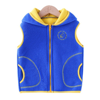 Copii Toamnă Iarnă Vestă Fete Gros Bumbac Glugă Haina Copii Fete Ocazional Vestă Băiat Jachetă Vestă Fata Iarnă