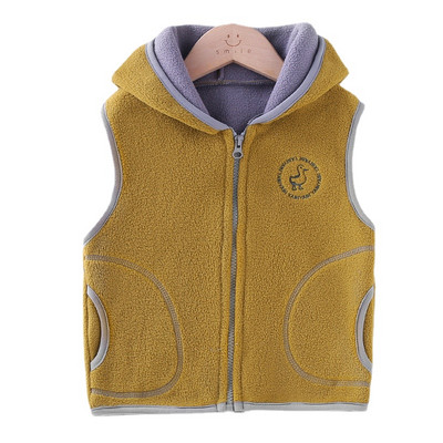 Copii Toamnă Iarnă Vestă Fete Gros Bumbac Glugă Haina Copii Fete Ocazional Vestă Băiat Jachetă Vestă Fata Iarnă