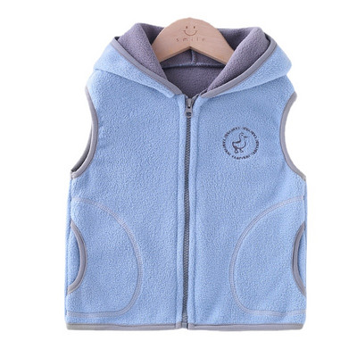 Copii Toamnă Iarnă Vestă Fete Gros Bumbac Glugă Haina Copii Fete Ocazional Vestă Băiat Jachetă Vestă Fata Iarnă