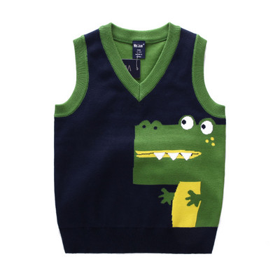 Primavara toamna cardigan 100% bumbac adolescent baiat pulover cu decolteu in V vesta vesta copii vesta scolara baieti pulovere iarna pentru 3-7 ani