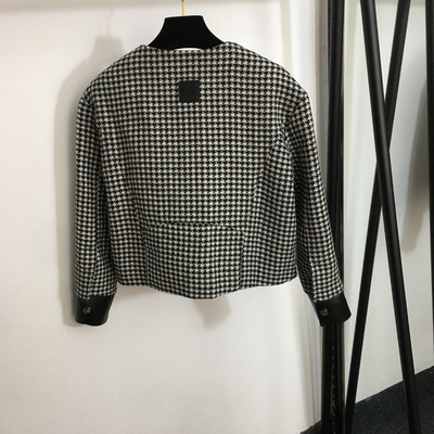 2023, toamnă și iarnă, la modă nouă, în carouri, cu mânecă lungă, pentru femei, cu gât rotund