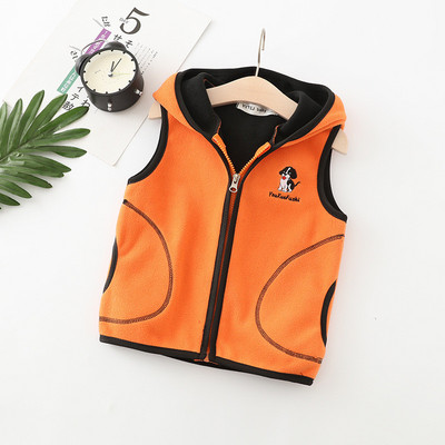 Vestă pentru copii Îmbrăcăminte exterioară pentru copii Veste Jachete fără mâneci Vestă pentru copii pentru băiat, fată, polar, fleece, pentru copii, iarnă caldă