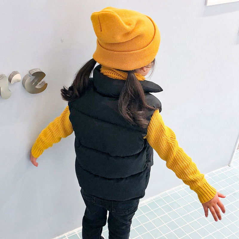 Copii Copii Copii Mici Sugari Bebeluși Băieți Fete Fără mâneci Iarna Copii Vestă OCoats exterioară Jachetă Vestă Îmbrăcăminte exterioară Ținute Haine