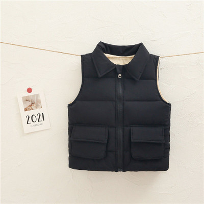 Iarna Copii Veste Mantoane 2-8 ani Veste calduroase pentru baieti Fete Jacheta Manta Bumbac Imbracaminte exterioara TZ420