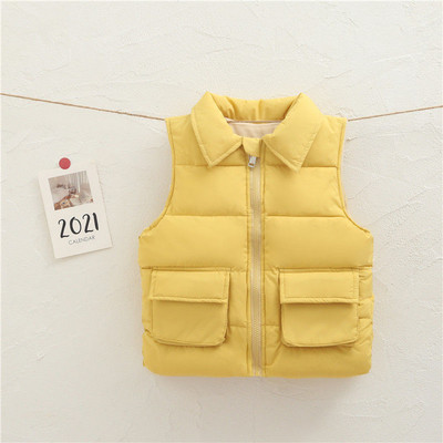 Iarna Copii Veste Mantoane 2-8 ani Veste calduroase pentru baieti Fete Jacheta Manta Bumbac Imbracaminte exterioara TZ420