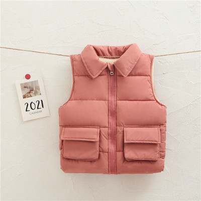 Iarna Copii Veste Mantoane 2-8 ani Veste calduroase pentru baieti Fete Jacheta Manta Bumbac Imbracaminte exterioara TZ420