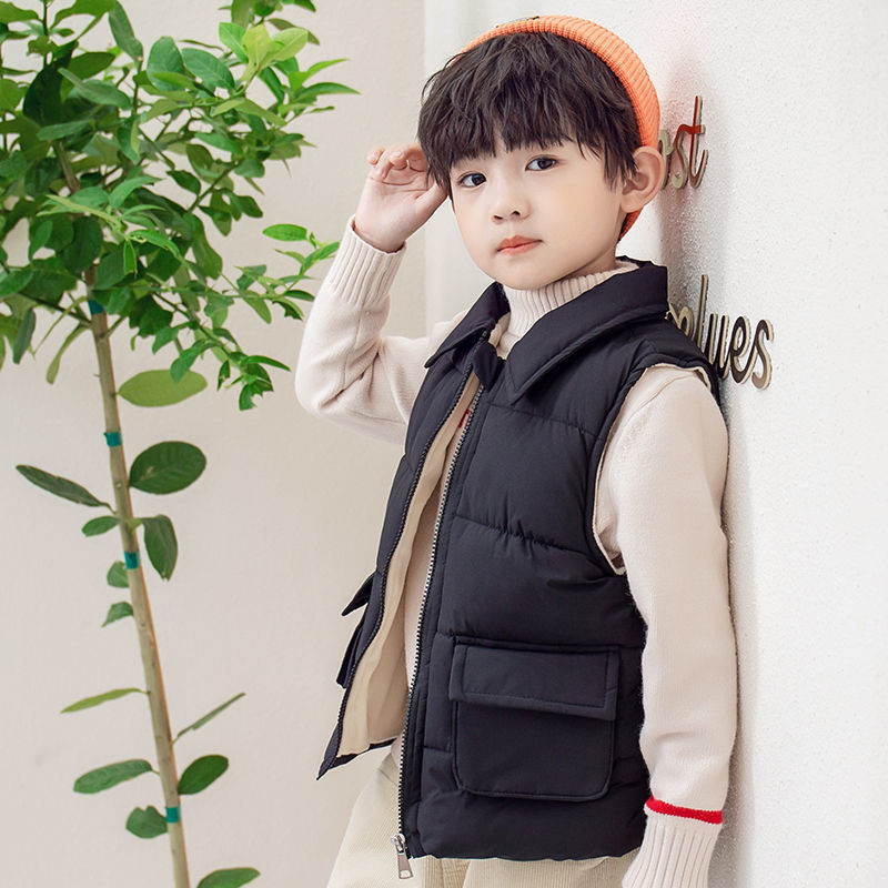 Iarna Copii Veste Mantoane 2-8 ani Veste calduroase pentru baieti Fete Jacheta Manta Bumbac Imbracaminte exterioara TZ420