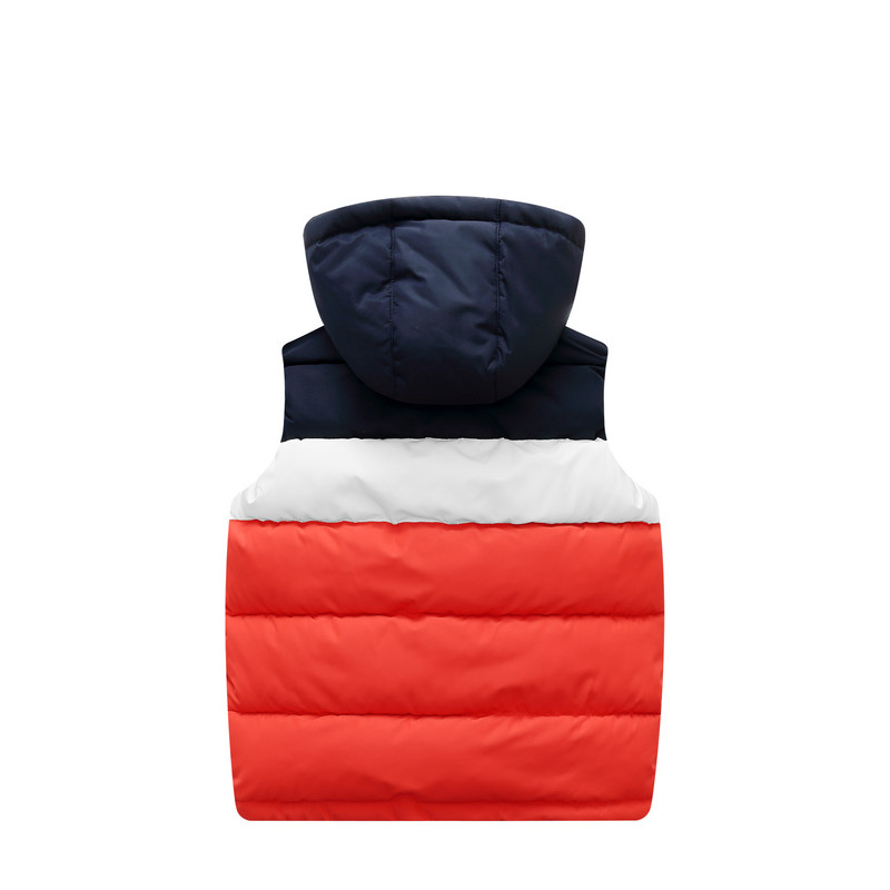 Prsluk za dojenčad Gornja odjeća za djecu Zimski kaputi Dječja odjeća Topli pamučni prsluk s kapuljačom za dječake i djevojčice za dob od 3-8 godina