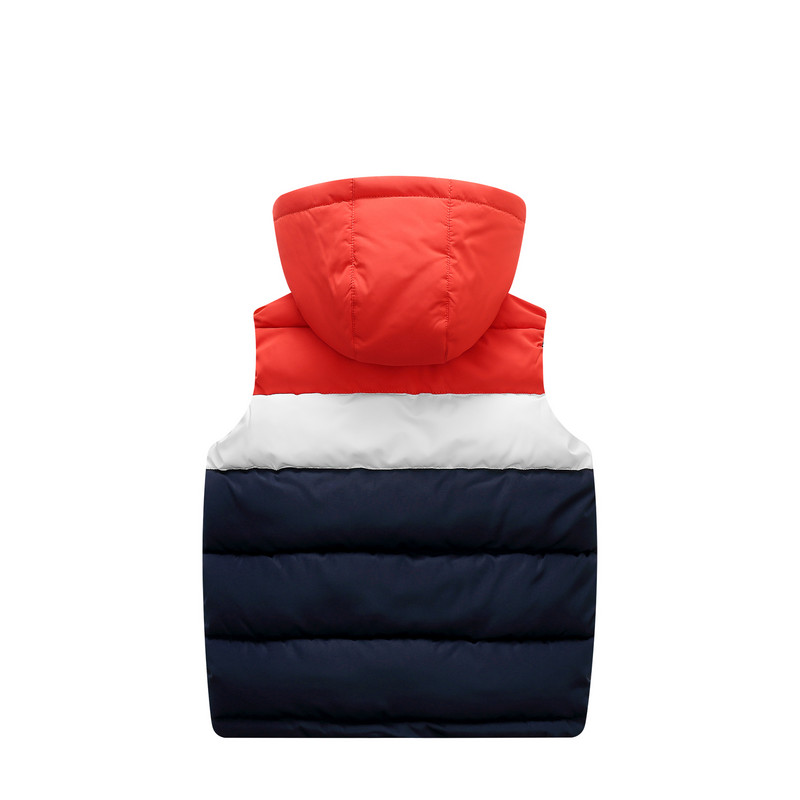 Prsluk za dojenčad Gornja odjeća za djecu Zimski kaputi Dječja odjeća Topli pamučni prsluk s kapuljačom za dječake i djevojčice za dob od 3-8 godina