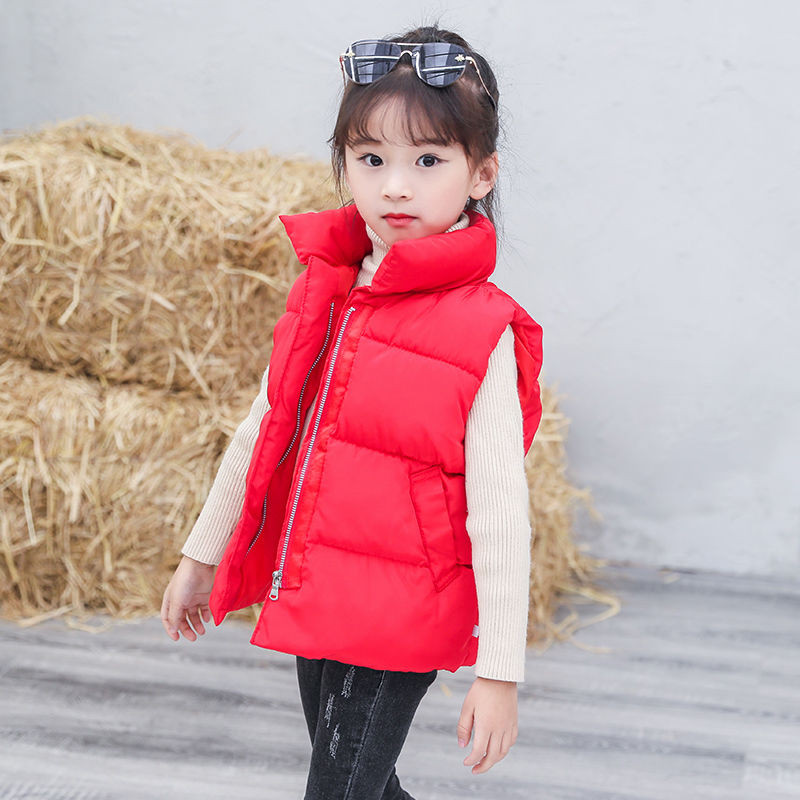 2022 Noi haine din bumbac pentru copii vestă fete jachetă fără mâneci veste de iarnă băieți pentru copii vestă cu glugă îmbrăcăminte exterioară TZ431