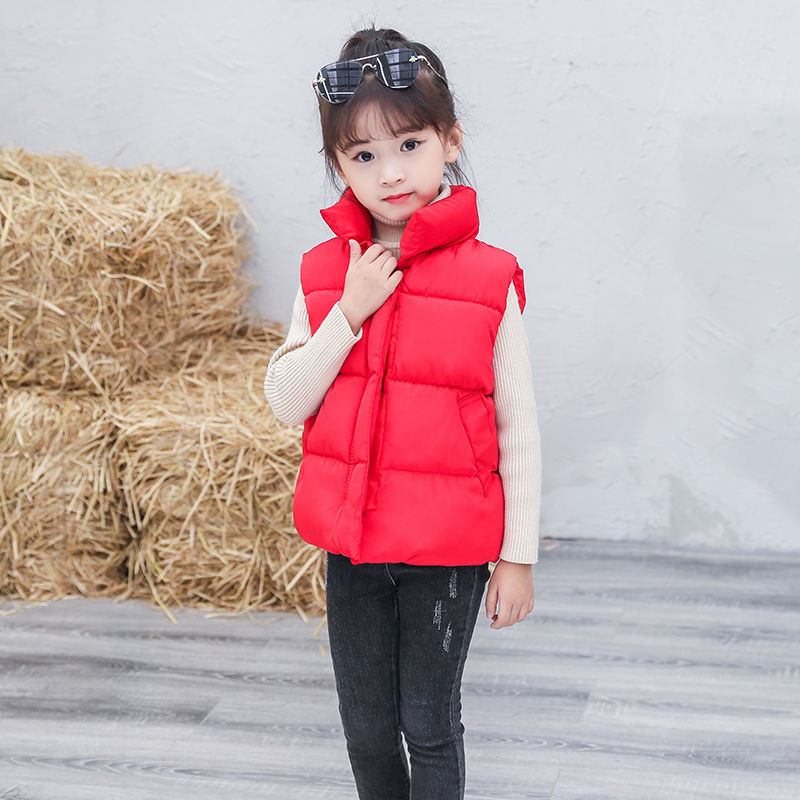 2022 Noi haine din bumbac pentru copii vestă fete jachetă fără mâneci veste de iarnă băieți pentru copii vestă cu glugă îmbrăcăminte exterioară TZ431