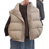 2023 Toamna Copii Vestă îngroșată caldă Băieți Fete Vestă din bumbac solid Jachetă pentru copii Jachete casual TZ879