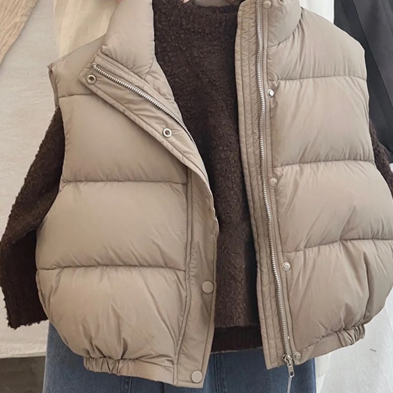 2023 Toamna Copii Vestă îngroșată caldă Băieți Fete Vestă din bumbac solid Jachetă pentru copii Jachete casual TZ879