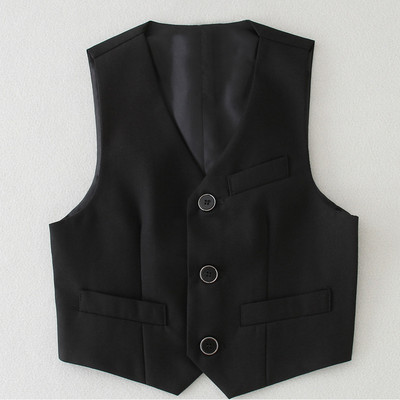 Crno plavi prsluk za dječake Karirano jednobojno dječje majice proljeće jesen Dječja odjeća za dječake Tinejdžeri 4 5 6 7 8 9 10 11 12 13 14 15 16 17 18 godina