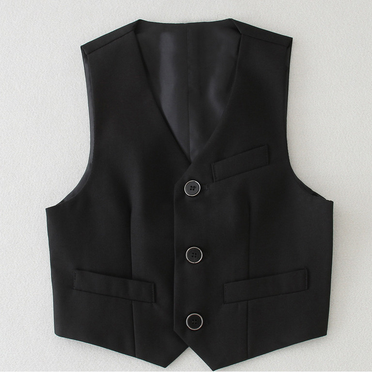 Crno plavi prsluk za dječake Karirano jednobojno dječje majice proljeće jesen Dječja odjeća za dječake Tinejdžeri 4 5 6 7 8 9 10 11 12 13 14 15 16 17 18 godina