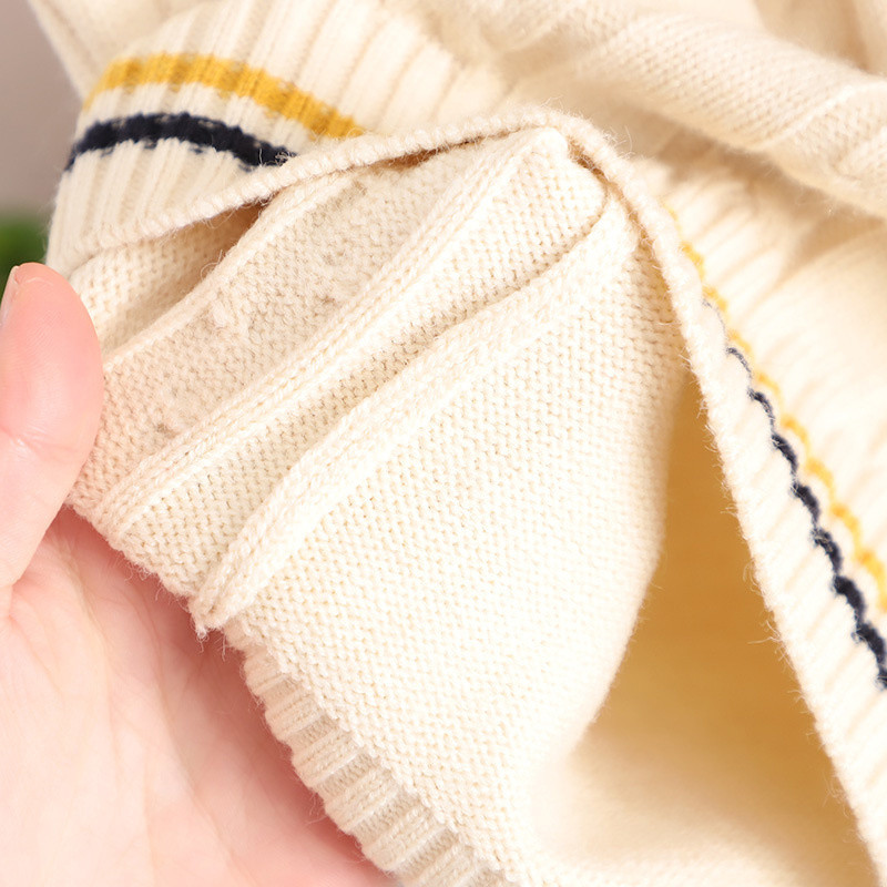 Dječji dječji prsluk Pleteni pulover 4-8Y Pamučna jesenska dječja jakna bez rukava Dječaci Djevojčice Vest Pamuk Mekani dječji kardigan Topli za dojenčad