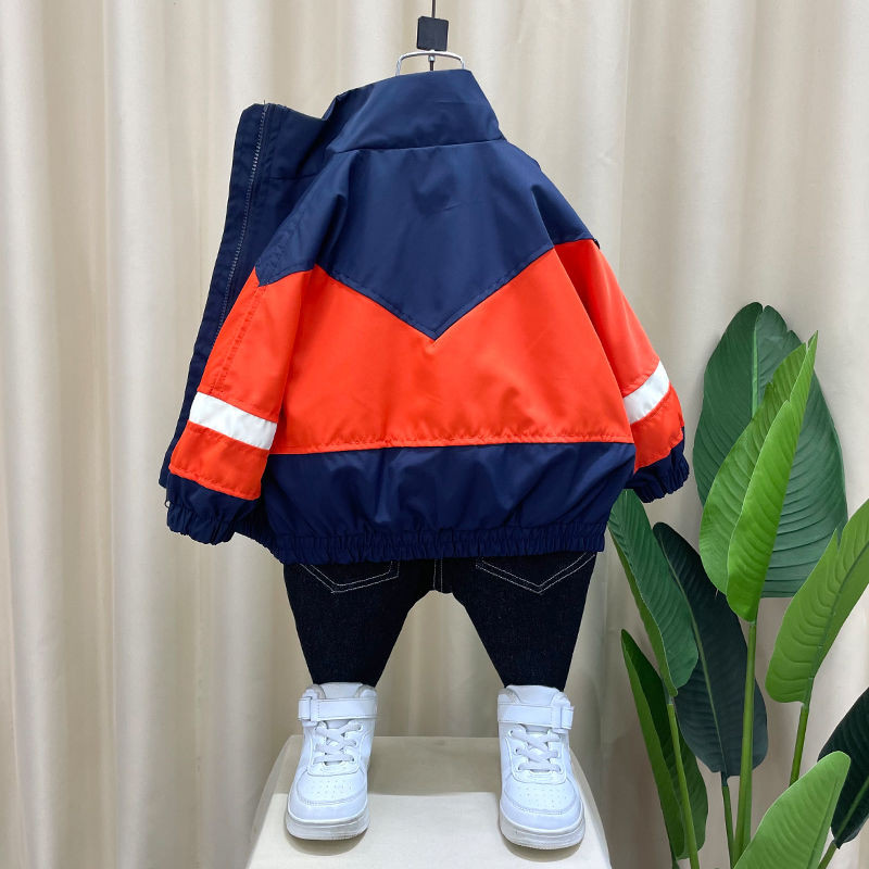 2023 m. pavasario rudens striukės berniukams Paltas Bomber Striukė Žalia berniukiška vėjo striukė mergaitei vaikiška striukė vaikams.