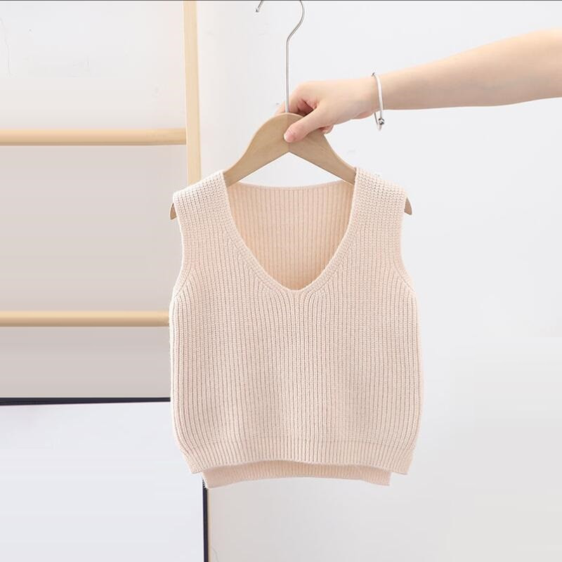 Prsluci za bebe Odjeća za malu djecu Školski prsluk za djevojčice Dječji prsluk Pleteni pulover Džemper bez rukava Dječji prsluk za dječake Djevojčice