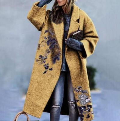 Palton de lână pentru damă 2022, toamnă iarnă, jachete pentru doamne, guler răsturnat, amestecuri calde, pardesi, haine la modă, elegante