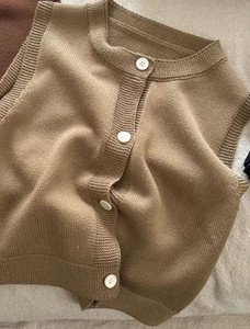 Bērnu džemperi — 2023. gada rudens, jauni zēnu, meiteņu vienkrāsainas veste, mazuļa adīta mēteļa tendence