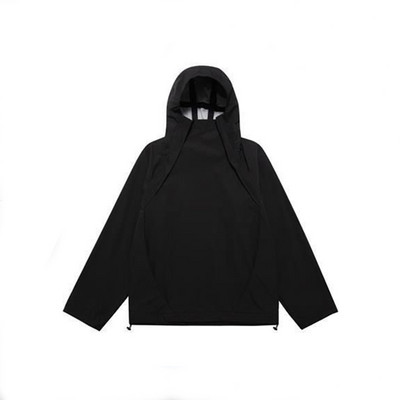 Retro vodootporna jakna Y2K Hip Hop High Street Harajuku Punk Goth muška i ženska jakna s kapuljačom za putovanja