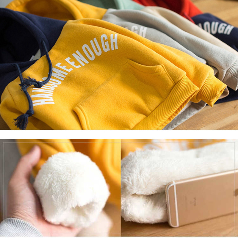 Zimske majice s kapuljačom za dječake Zgodne koje održavaju toplinu Ležerni dječji pulover s kapuljačom Široka modna jesenska majica za dječake 1-5 godina, dječja jakna