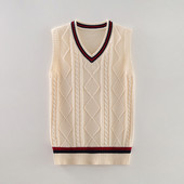 Vestă pentru copii mici pentru băieți, bumbac, toamnă, cu decolteu în V, veste fără mâneci, pentru adolescenți, băieți, copii, tricotate, veste cu decolteu în V, tricotaje