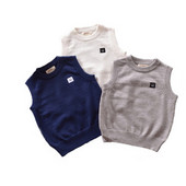 Europski stil Dječaci Djevojčice Jesen Proljeće Gornja odjeća Dječja odjeća Kaputi Pleteni prsluk Dječja odjeća Topli prsluk za djevojčice