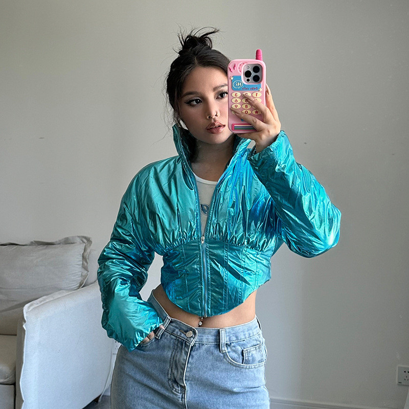 Jachetă căptușită din bumbac, iarnă, 2023, pentru femei