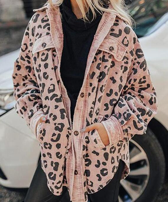 Geaca de dama cu imprimeu leopard