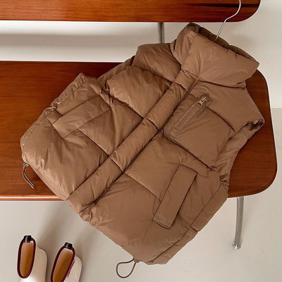 2-14 ani Adolescenți Iarna Păstrați căldura în jos Vestă Stil modă Căptușeală groasă Vestă grea