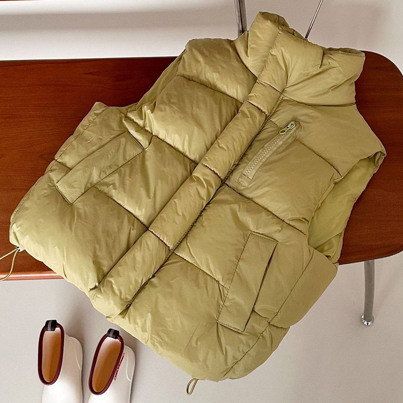 2-14 ani Adolescenți Iarna Păstrați căldura în jos Vestă Stil modă Căptușeală groasă Vestă grea