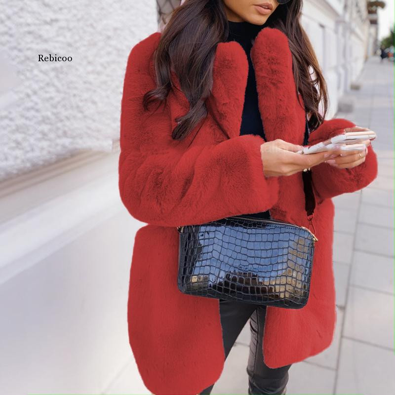 2022. Thicken Warm Oversized Mask Outwear Jesen Zima Nove ženske jakne s medvjedićima Kaput Ženski ležerni kaput od umjetnog krzna