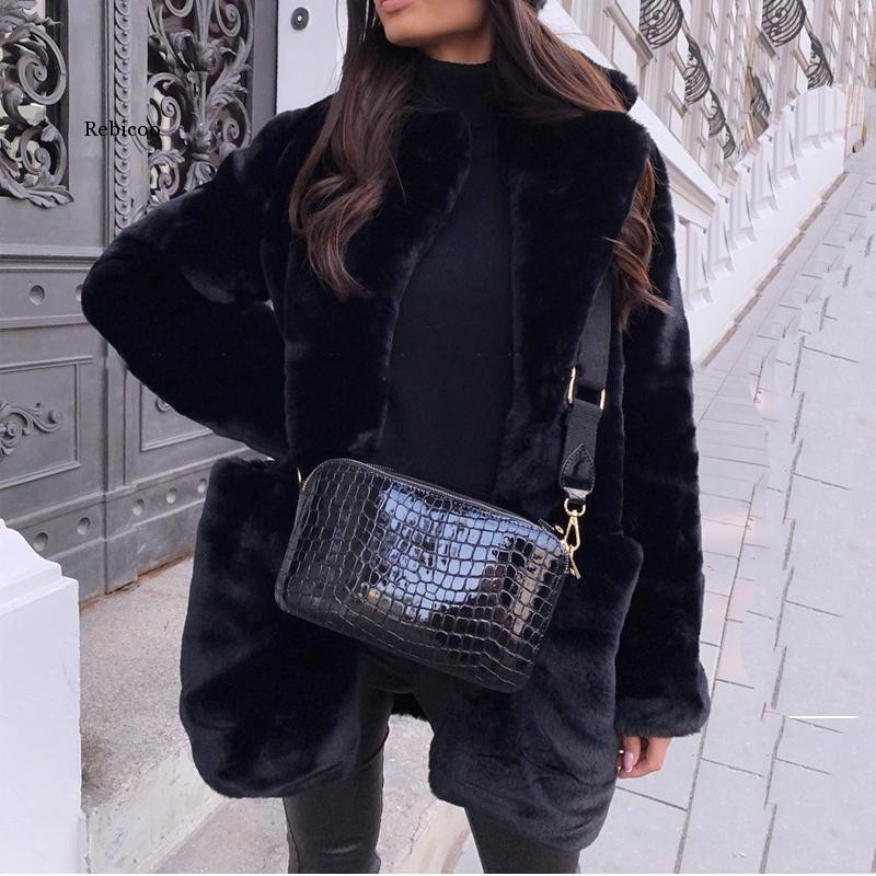 2022. Thicken Warm Oversized Mask Outwear Jesen Zima Nove ženske jakne s medvjedićima Kaput Ženski ležerni kaput od umjetnog krzna