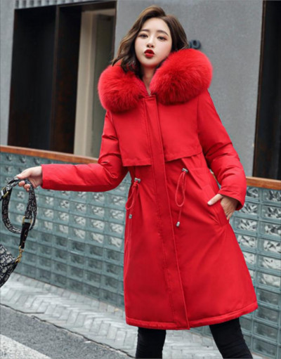 2023 Jachetă nouă de iarnă Parka de damă căptușeală groasă și caldă parka lungă, haină de bumbac cu glugă pentru femei