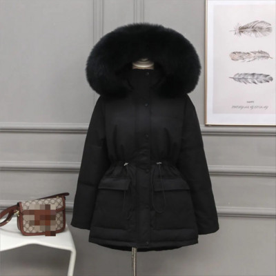 2023 téli új típusú pehely bélésű kabát női hosszú párnázott kabát nagy zsebekkel vastag párnázott kabát dagály