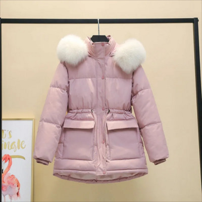 2023 téli új típusú pehely bélésű kabát női hosszú párnázott kabát nagy zsebekkel vastag párnázott kabát dagály