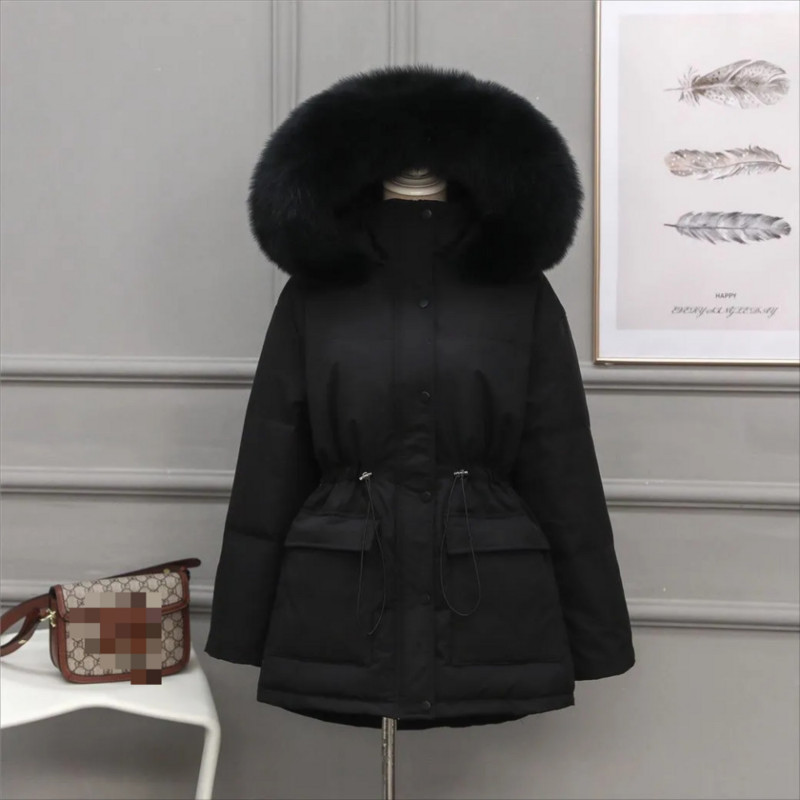 2023 téli új típusú pehely bélésű kabát női hosszú párnázott kabát nagy zsebekkel vastag párnázott kabát dagály