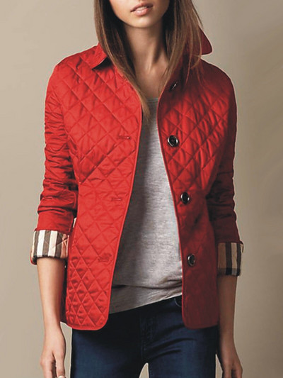 Ženska zimska jakna. Topli, tanki temperamentni ženski kaputi za putovanje na posao i na posao. Ženska zimska jakna s jednorednim kopčanjem.