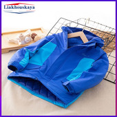 110-160 cm, ruși pentru copii, îmbrăcăminte exterioară, haine de iarnă, pentru adolescenți, băieți, fete, bumbac, culori contrastante, haine pentru copii, îngroșați, calde.