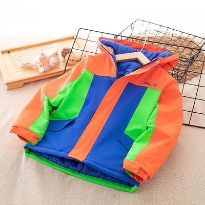 110-160 cm, ruși pentru copii, îmbrăcăminte exterioară, haine de iarnă, pentru adolescenți, băieți, fete, bumbac, culori contrastante, haine pentru copii, îngroșați, calde.