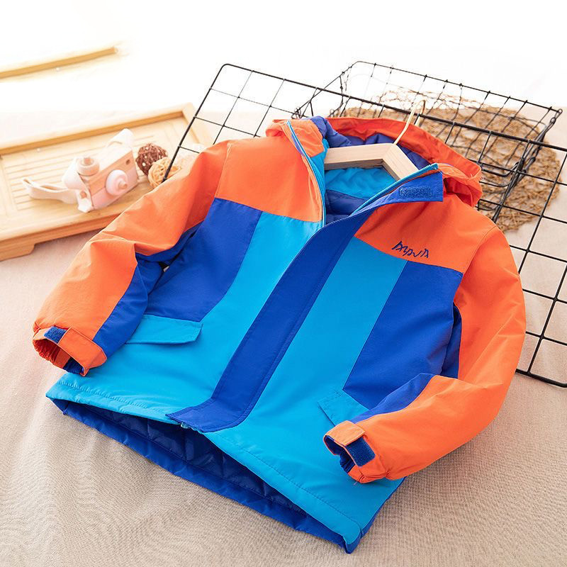 110-160 cm, ruși pentru copii, îmbrăcăminte exterioară, haine de iarnă, pentru adolescenți, băieți, fete, bumbac, culori contrastante, haine pentru copii, îngroșați, calde.