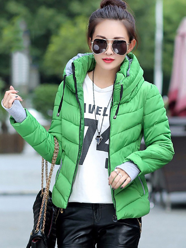 Fitshinling haină de iarnă cu glugă pentru femei Streetwear subțire la modă Parka caldă pentru femei Îmbrăcăminte 2023 Nou în jachete groase Reducere