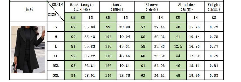 Őszi téli női hosszú meleg felöltő 2023 divat női hajtóka vékony egyszínű gyapjú kabát Tweed kabát női ruházat
