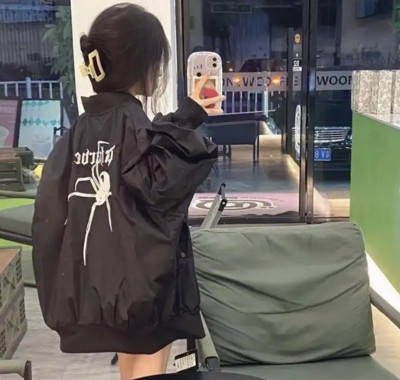 Jachetă scurtă de piele Zevity Y2k The New Sweet Cool Style Retro Leisure American Toamna Femei Mantoane Jachete Îmbrăcăminte pentru femei