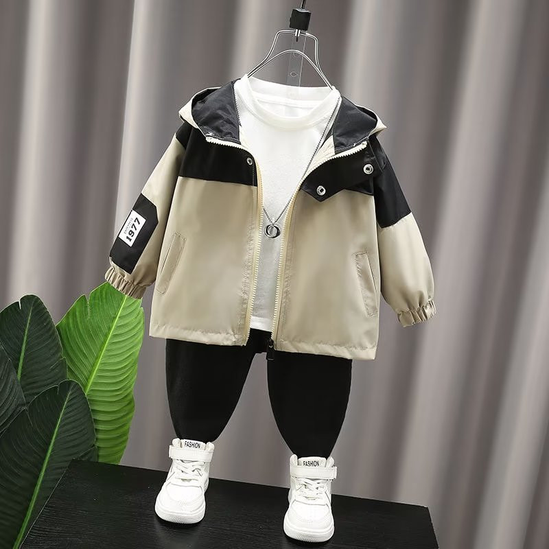 Nove dječačke jesenske parke s kapuljačom Nova jakna Dječja korejska verzija vjetrovke Jakna Dječji kaput 2 3 6 7 godina